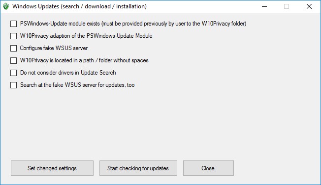 Скриншот 3 программы W10Privacy