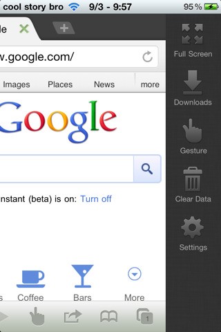 Скриншот 6 программы Dolphin Browser