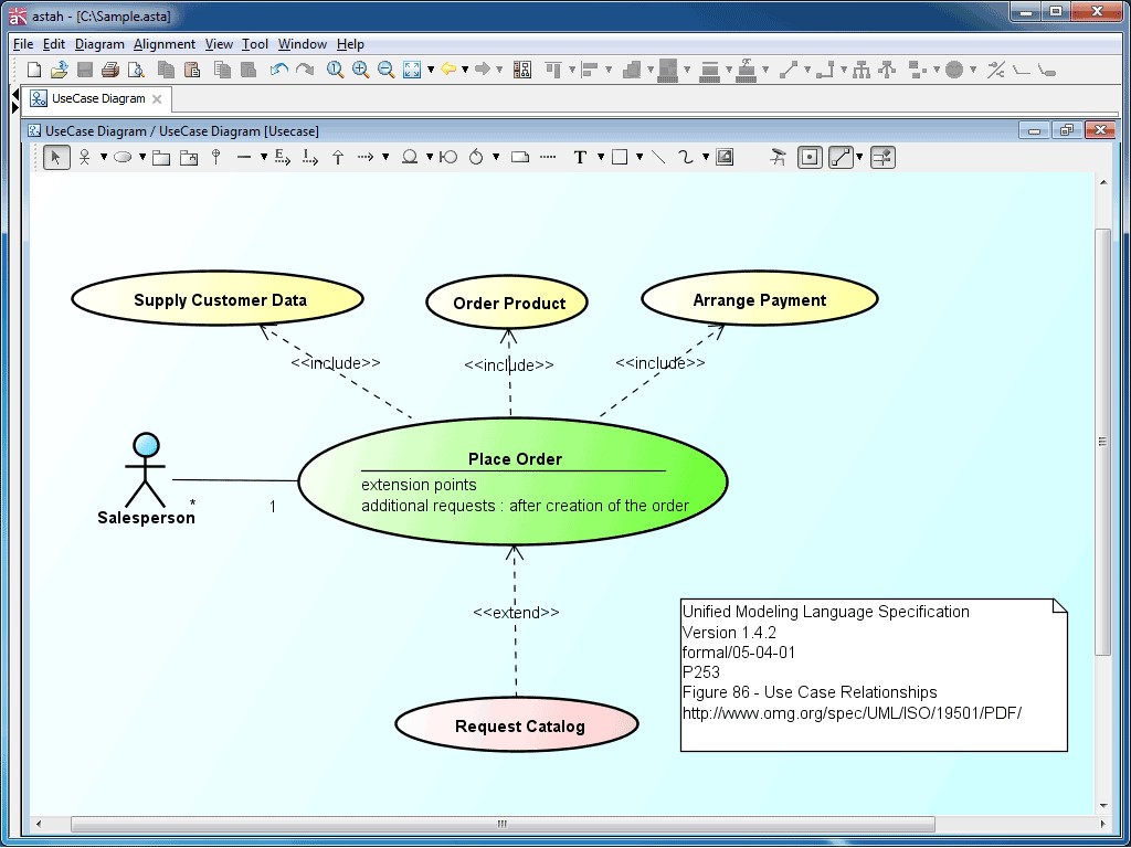 Скриншот 6 программы astah Community Edition