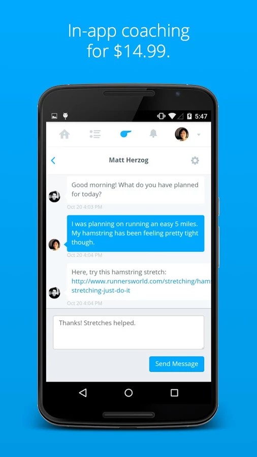 Скриншот 4 программы Coach.me
