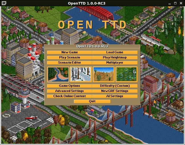 Скриншот 3 программы OpenTTD