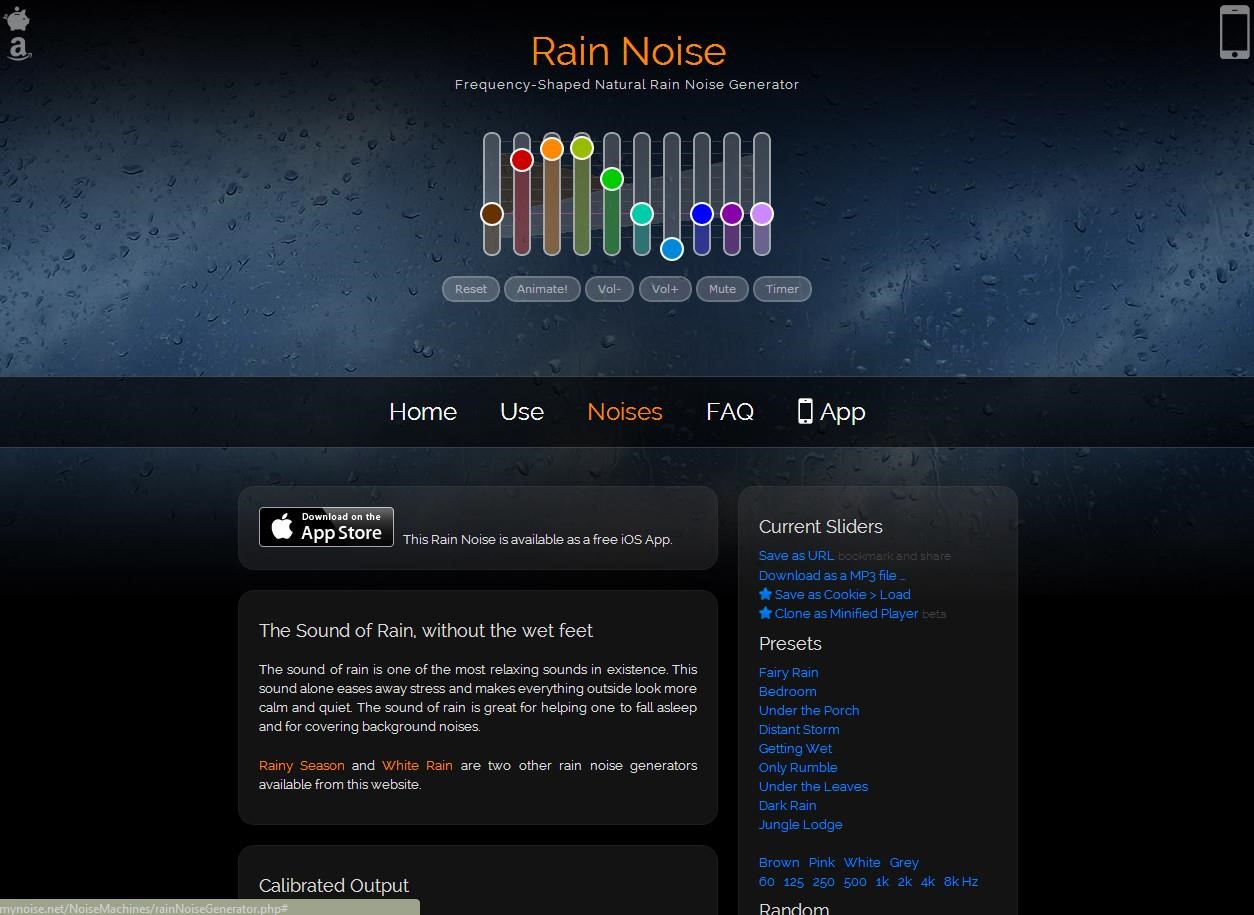 Скриншот 2 программы MyNoise