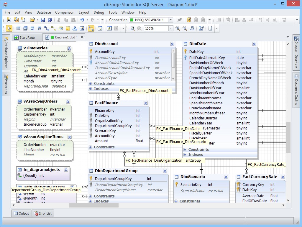 Скриншот 3 программы dbForge Studio for SQL Server