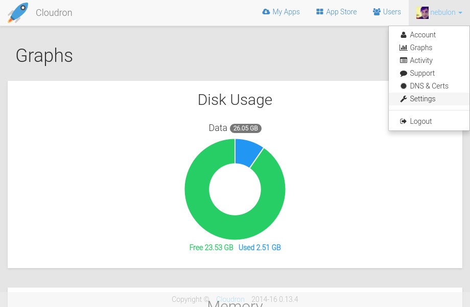 Скриншот 4 программы Cloudron
