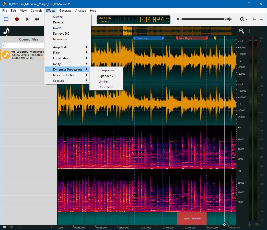 Скриншот 3 программы Ocenaudio