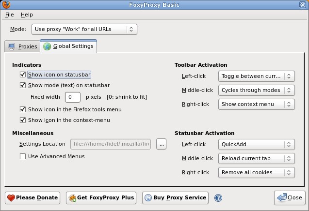 Скриншот 5 программы FoxyProxy