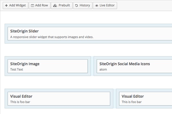 Скриншот 4 программы SiteOrigin Page Builder
