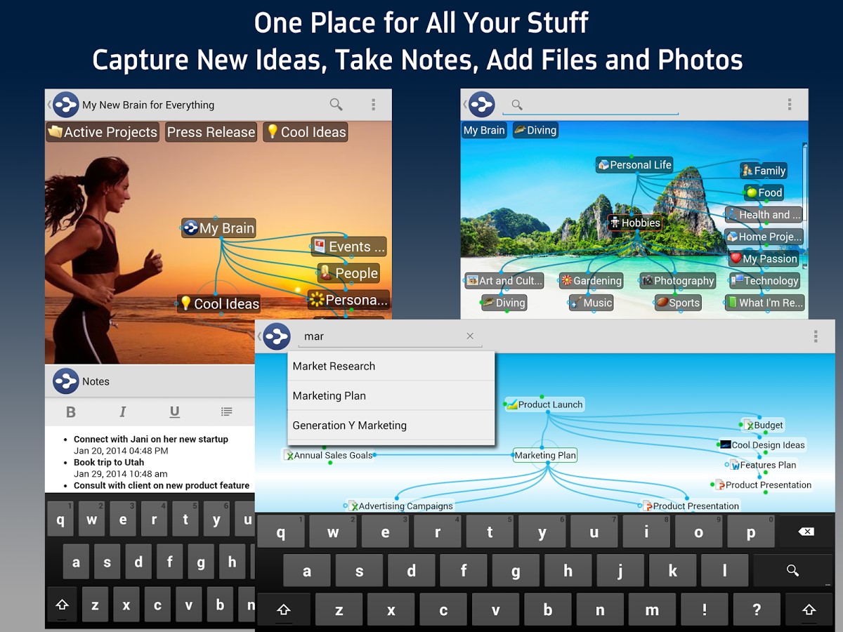 Скриншот 5 программы TheBrain