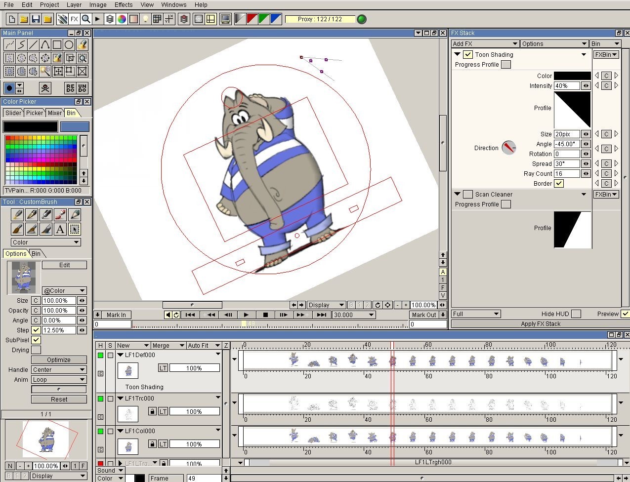 Скриншот 6 программы TVPaint Animation