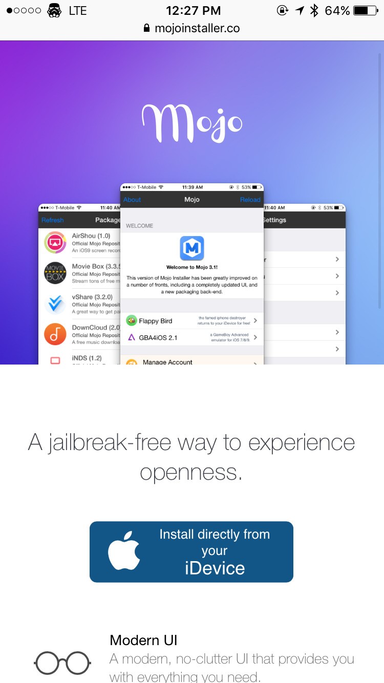 Скриншот 2 программы Mojo Installer
