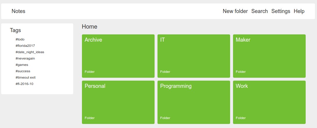 Скриншот 4 программы OpenNote