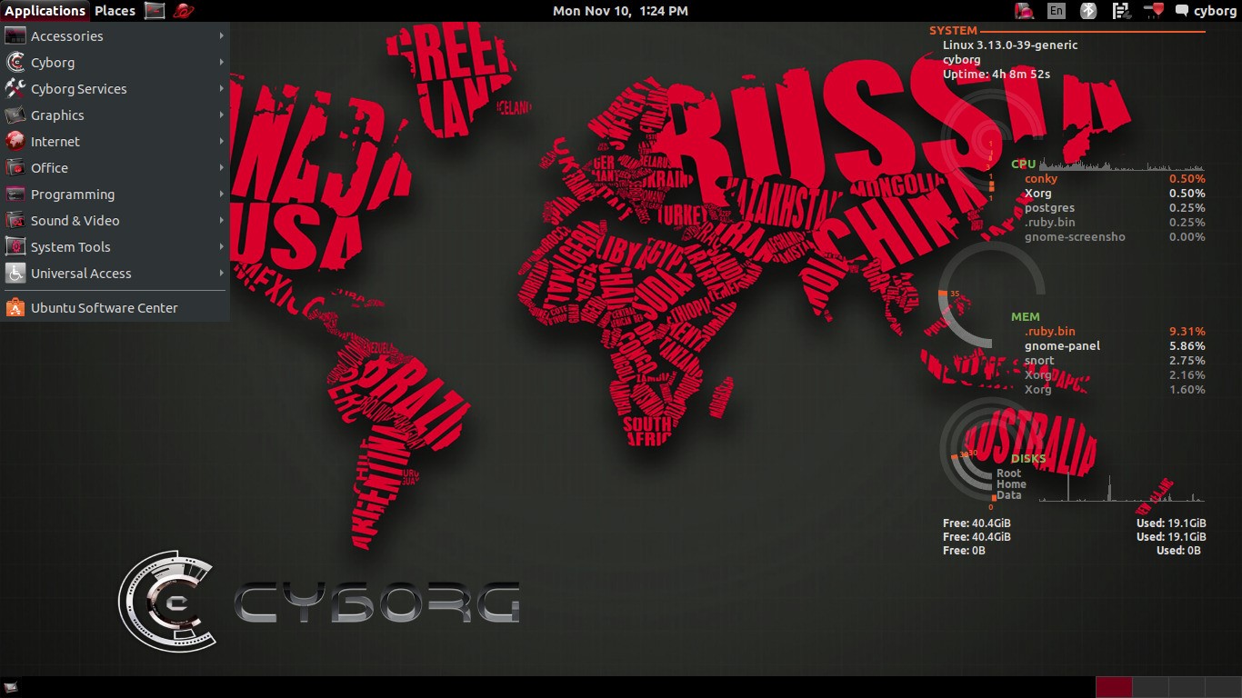 Скриншот 6 программы Cyborg Linux
