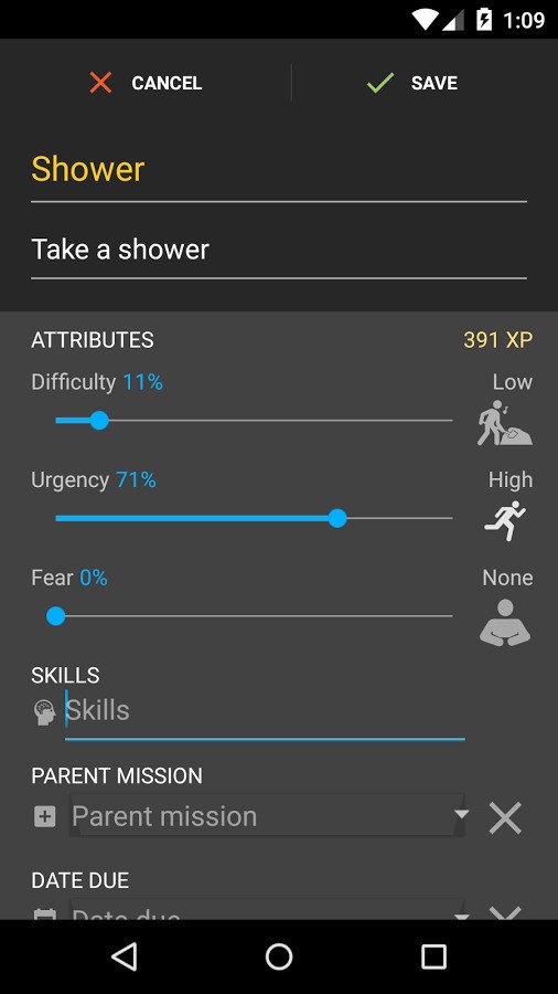 Скриншот 6 программы LifeRPG