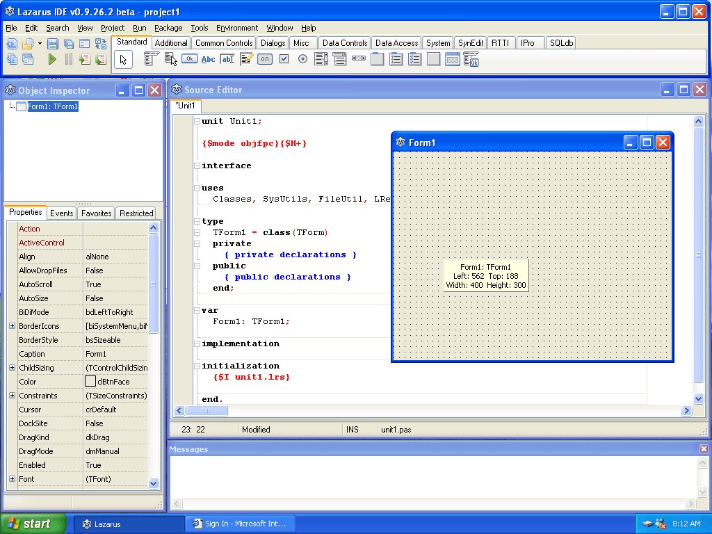 Скриншот 4 программы Lazarus