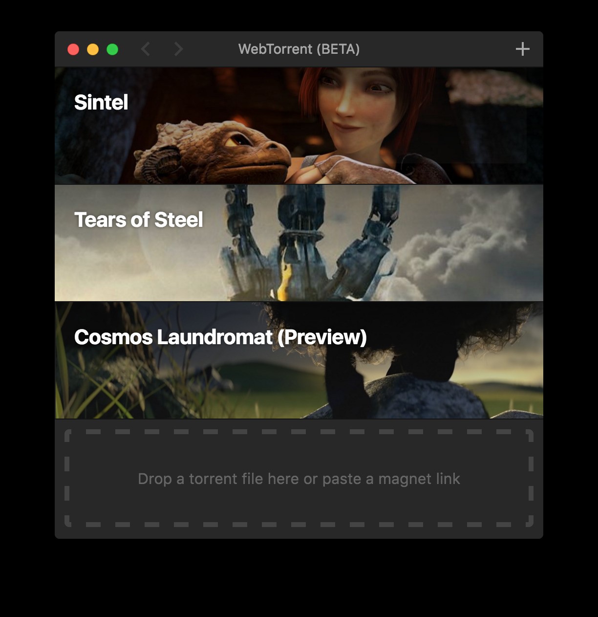 Скриншот 4 программы WebTorrent