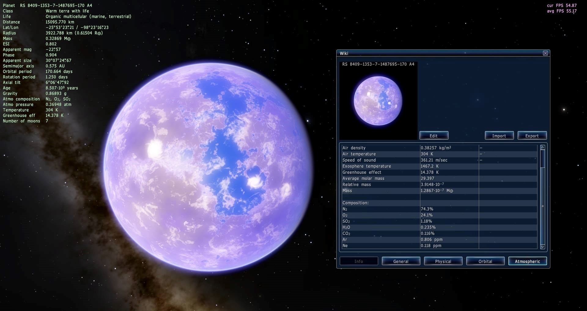 Скриншот 3 программы Space Engine