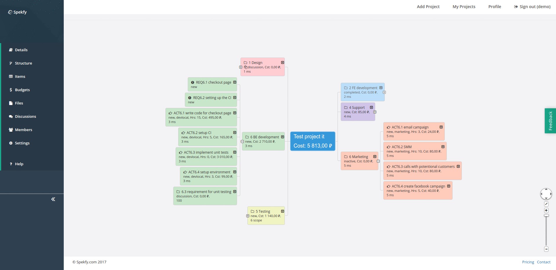 Скриншот 4 программы Spekfy