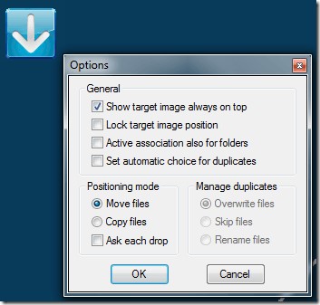 Скриншот 3 программы DropIt