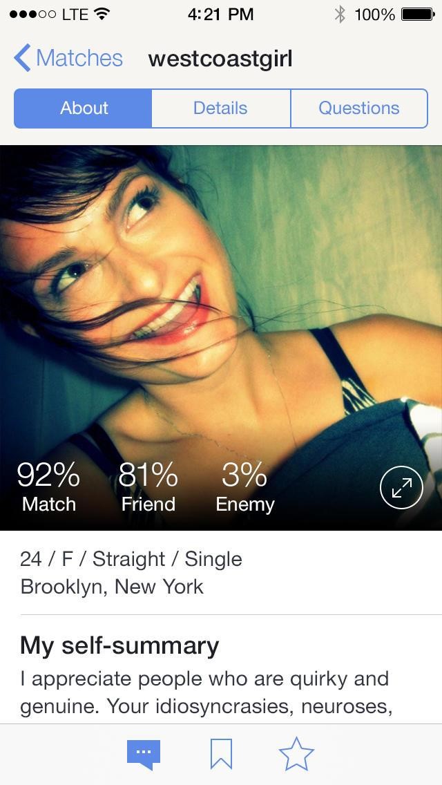 Скриншот 5 программы OkCupid