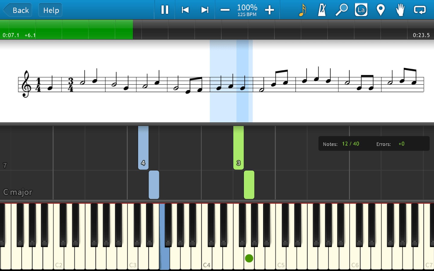Скриншот 6 программы Synthesia
