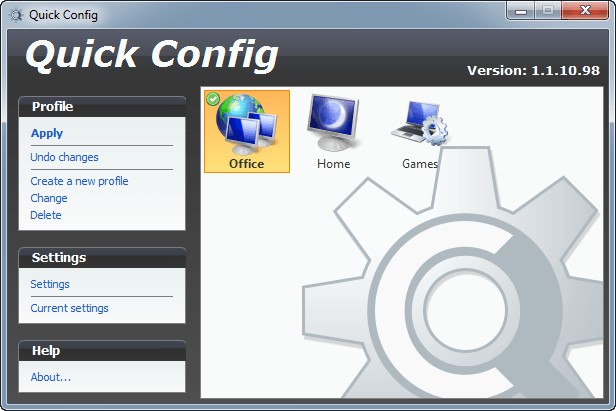 Скриншот 6 программы Quick Config