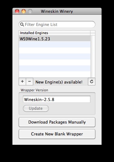 Скриншот 3 программы Wineskin Winery