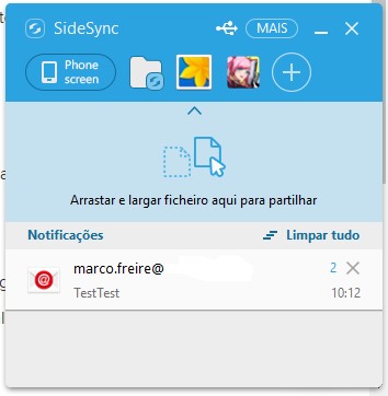 Скриншот 4 программы Samsung SideSync