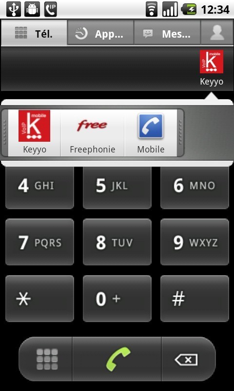 Скриншот 3 программы CSipSimple