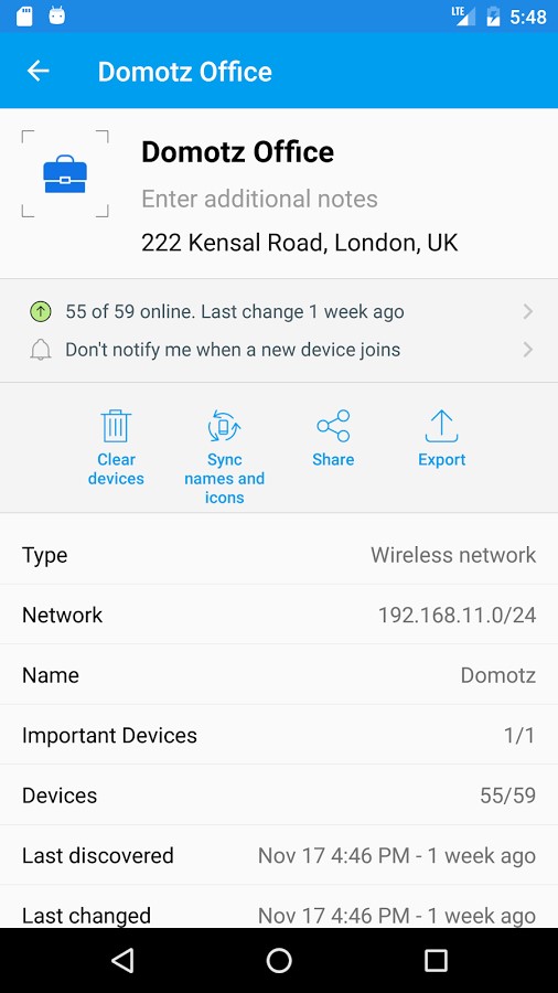 Скриншот 6 программы Fing