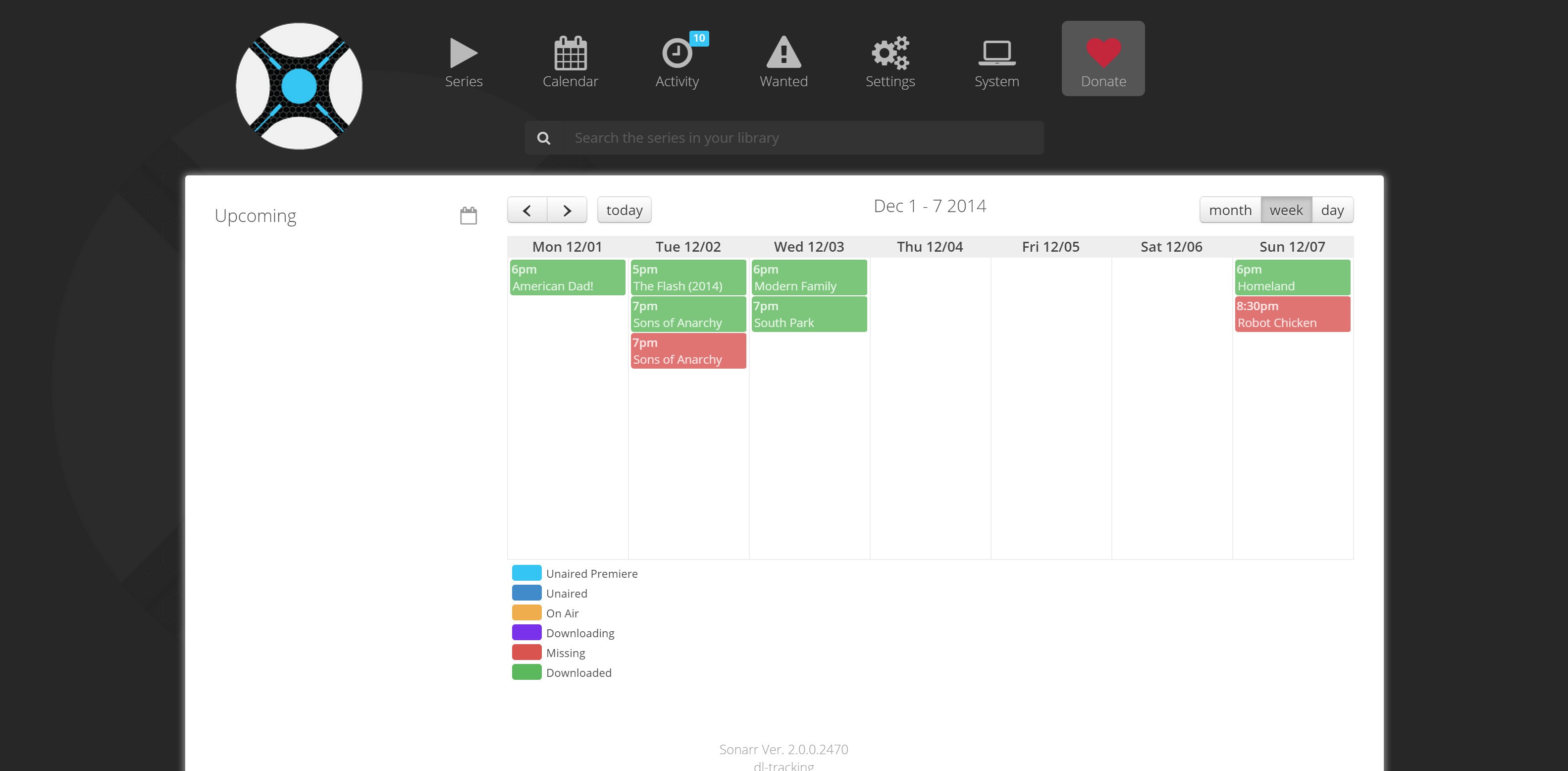Скриншот 3 программы Sonarr