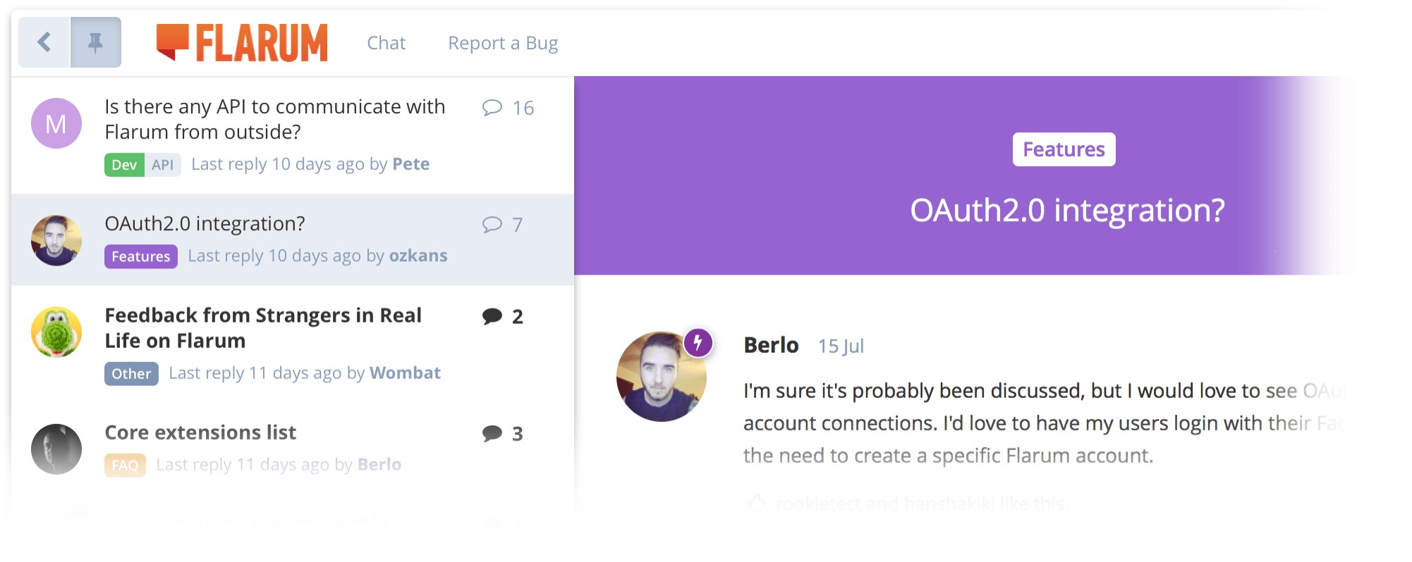 Скриншот 4 программы Flarum