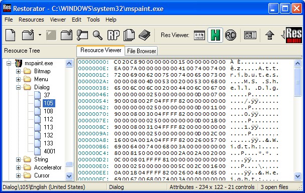 Скриншот 2 программы Restorator
