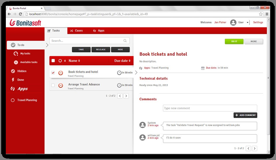 Скриншот 5 программы Bonita BPM