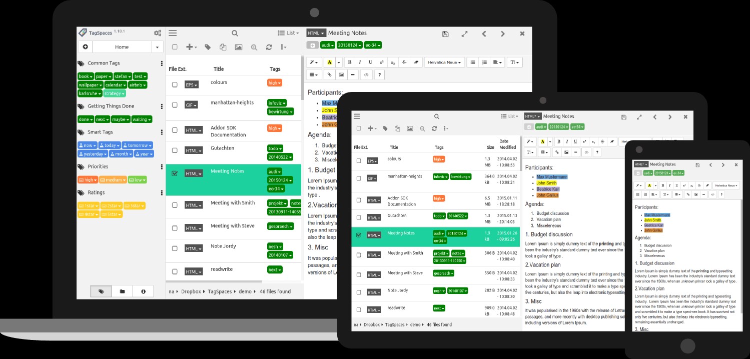 Скриншот 5 программы TagSpaces