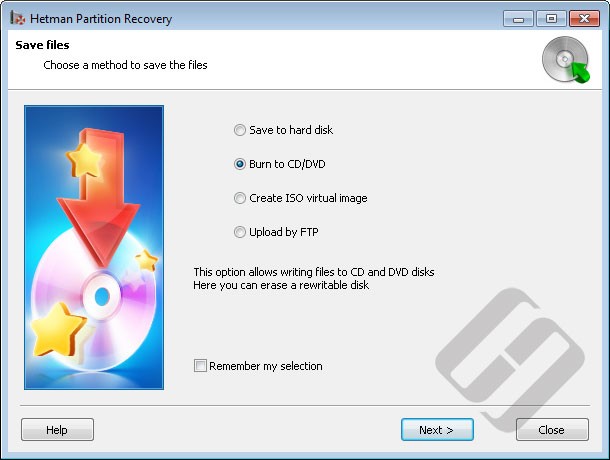 Скриншот 4 программы Hetman Partition Recovery