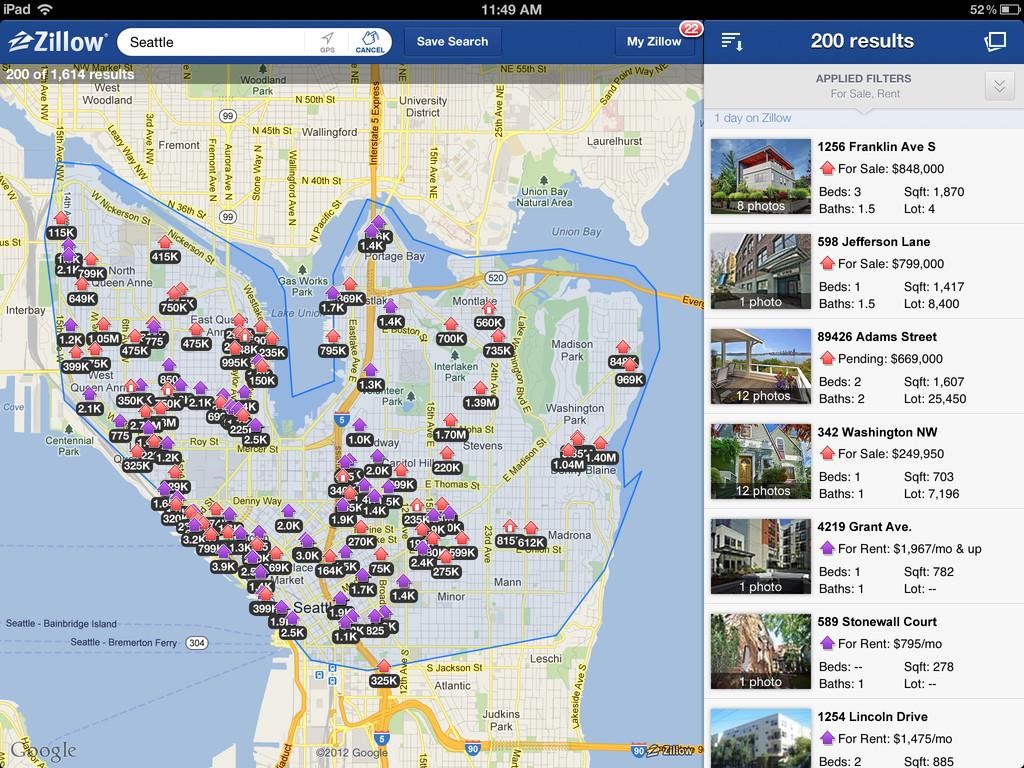 Скриншот 5 программы Zillow