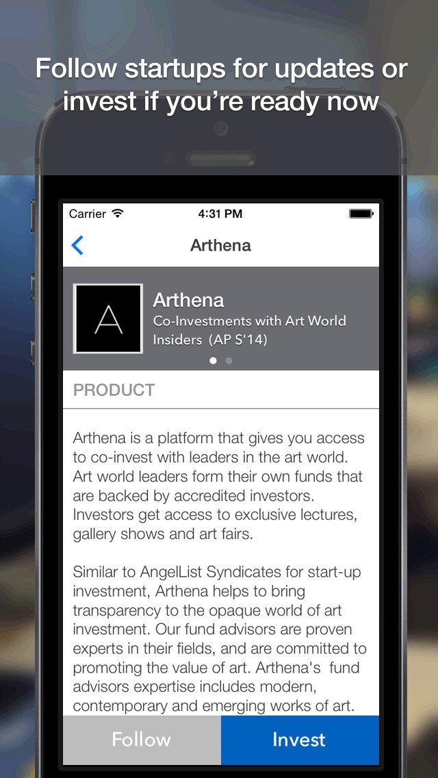 Скриншот 3 программы AngelList