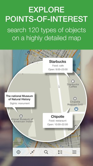 Скриншот 5 программы MAPS.ME