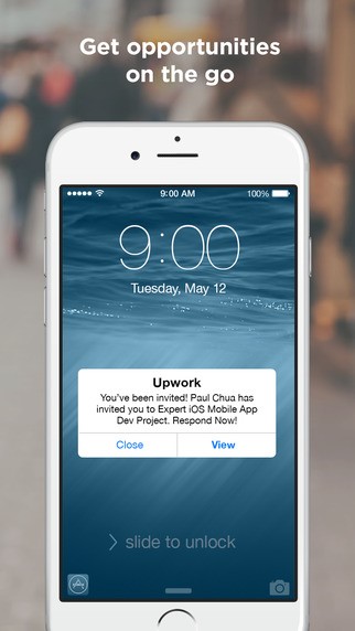 Скриншот 4 программы Upwork