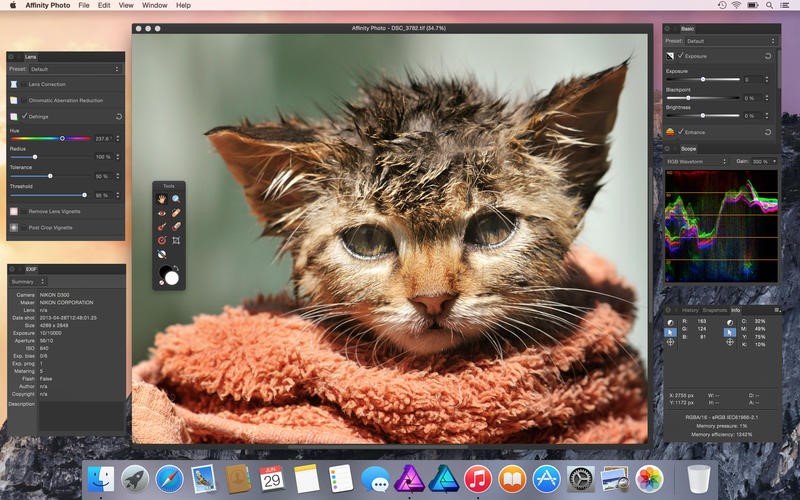 Скриншот 1 программы Affinity Photo