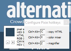 Скриншот 2 программы Pixie