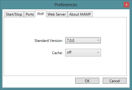 Скриншот 4 программы MAMP