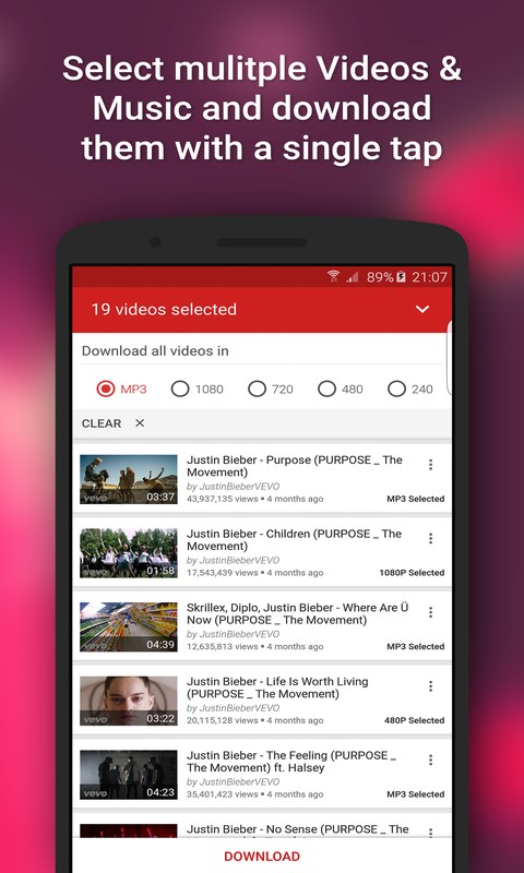 Скриншот 5 программы Videoder Video Downloader