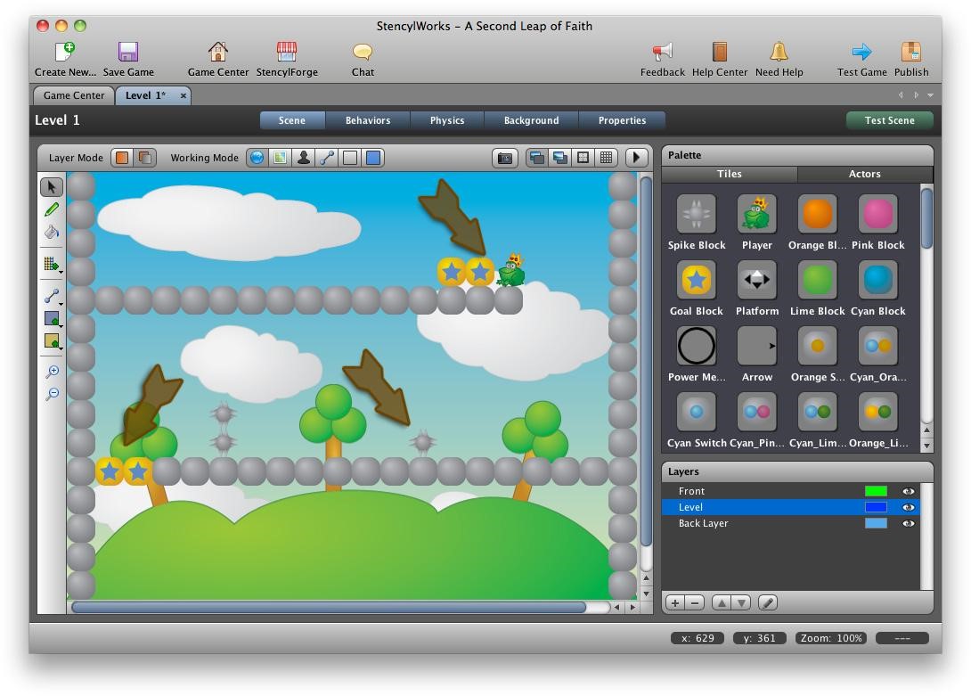 Скриншот 3 программы Stencyl