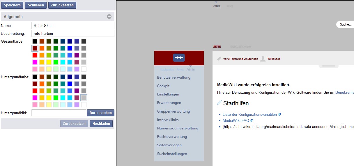 Скриншот 6 программы BlueSpice for MediaWiki