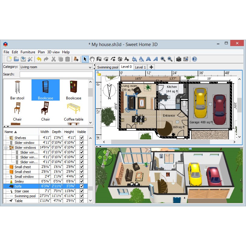 Программа для создания интерьера sweet home 3d