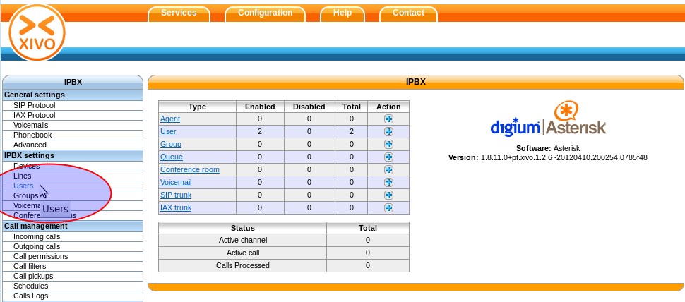 Скриншот 6 программы XiVO