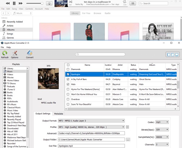 Скриншот 4 программы Apple Music Converter
