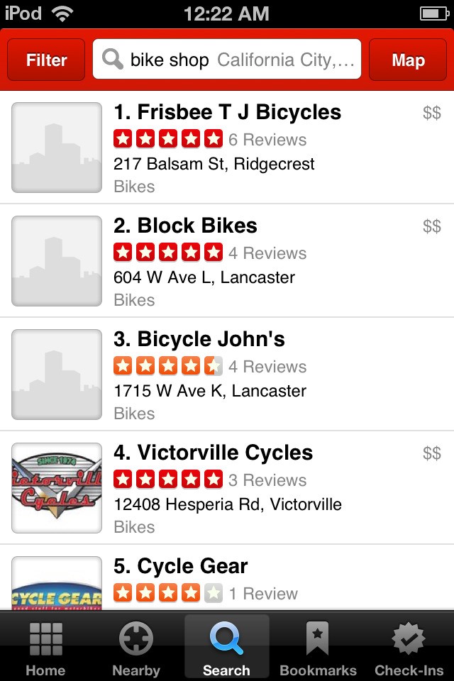 Скриншот 5 программы Yelp
