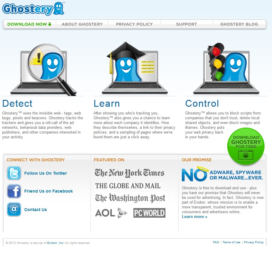 Скриншот 4 программы Ghostery